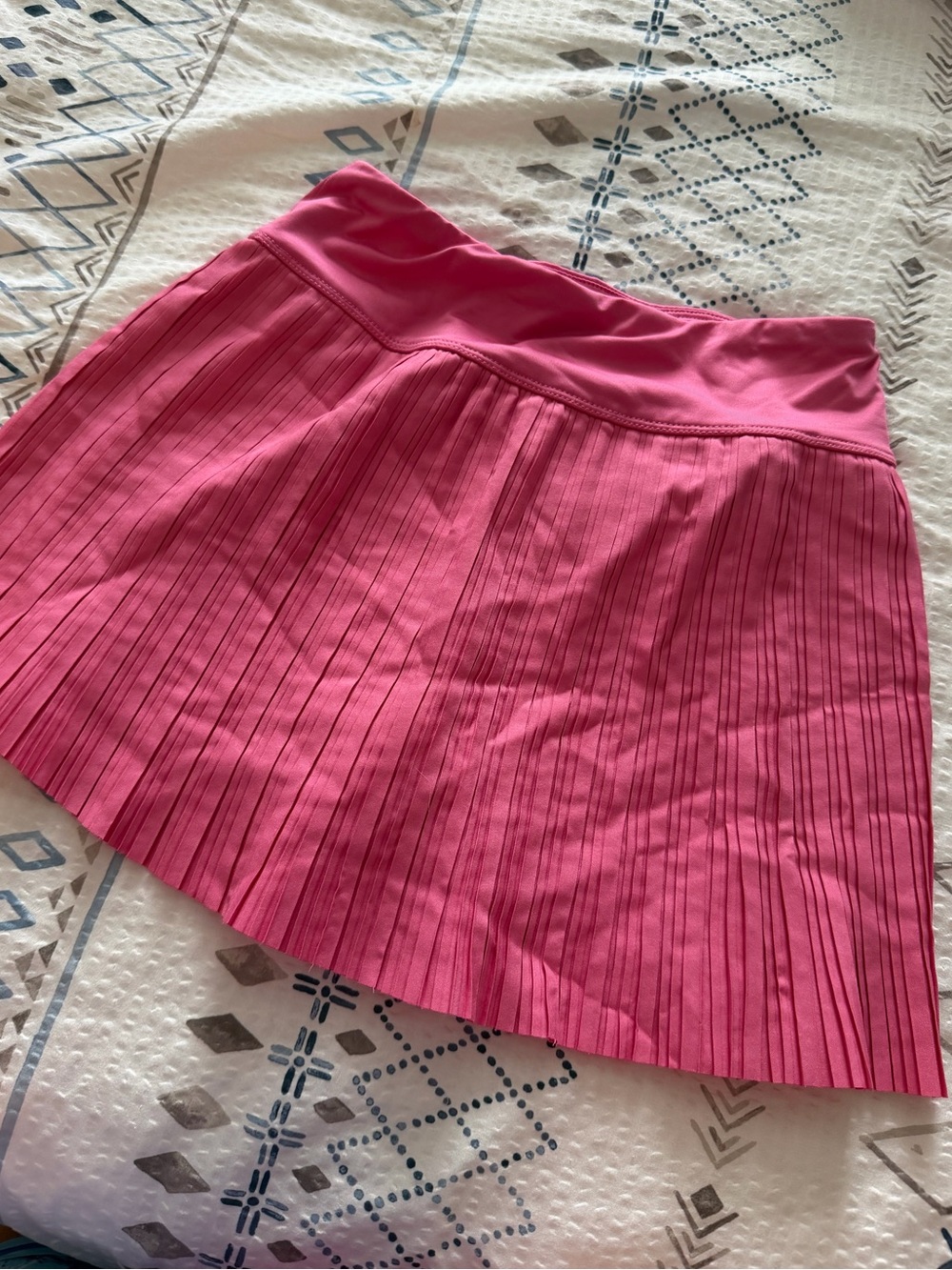 adidas Pink Pleated Tennis Skort with Built-In Shorts - Picture 5 of 6